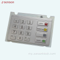 မောင်းသူမဲ့ ငွေပေးချေမှု Kiosk အတွက် PCI Certified Encrypted Pinpad